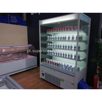 Freezer de exibição refrigerada de supermercado multideck